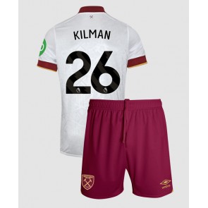 West Ham United Max Kilman #26 Tredje Kläder Barn 2024-25 Kortärmad (+ Korta byxor)